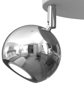 Spotlámpa COMET 3xGU10/8W/230V fehér/fényes króm