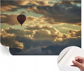 Öntapadós Fali Fotótapéta Hálószoba Léggömb a felhőkben 152x104 cm