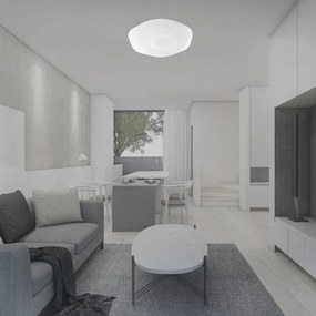 LED Dimmelhető mennyezeti lámpa LED/60W/230V 3000-6500K 50 cm fehér + távirányító