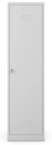 AGNES fém takarítószekrény, 500 x 1850 x 500 mm, szürke