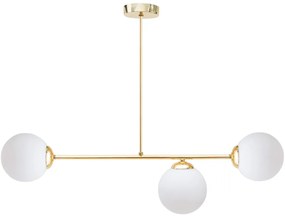 Csillár rúdon FIRA 3xE27/60W/230V arany