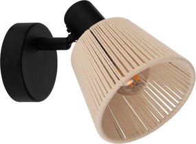 Eglo 44138 - SEAGARD fali spotlámpa 1xE14/40W/230V bézs/fekete