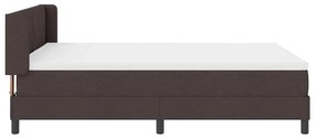 Boxspring ágy matraccal matracmal Sötét Barna 160 x 200 cm
