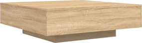 vidaXL sonoma tölgy színű szerelt fa dohányzóasztal 100 x 100 x 31 cm
