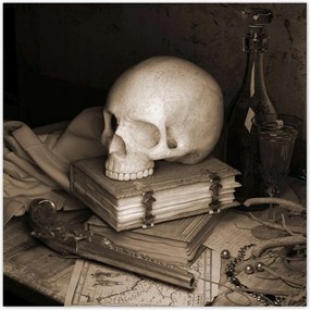 Poszterek 30x30 Koponya Varázspisztoly