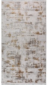 Krémszínű-aranyszínű mosható futószőnyeg 80x300 cm Gold – Vitaus