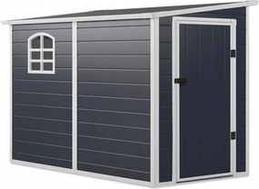 Kerti házikó műanyag szerszámtároló 247x143 cm Abiko