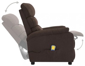 barna szövet elektromos masszázsfotel