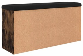 füstös tölgy színű szerelt fa cipőpad 102 x 32 x 50 cm