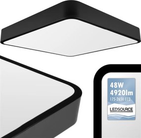 Mennyezeti Lámpa Led Plafon Panel Falra Szerelhető Szögletes Erős 48W 40CM Nagy