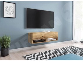 TV szekrény Aldesia -100 (wotan tölgy)  (RGB LED világítás színes). 1058409
