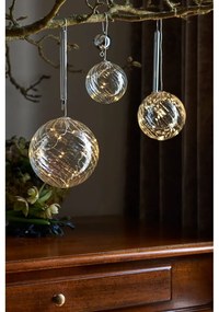 Wave Ball világító LED dekoráció, ⌀ 8 cm - Sirius