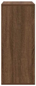 könyvszekrény barna tölgy 60x30x71,5 cm szerelt fa