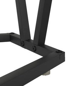 Kávézóasztal Füstölt Tölgy 80x40x40,5 cm Iparilag Kezelt Fa és Fém