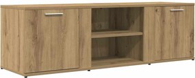 vidaXL TV szekrény Artisan tölgy 120x34x37 cm Műanyag fa