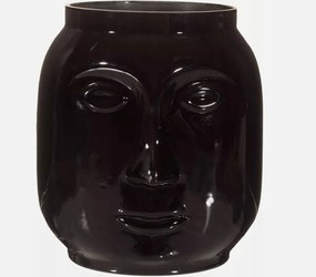 Virág váza fekete delux arcok