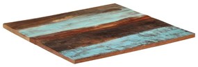 vidaXL négyszögű tömör újrahasznosított fa asztallap 80x80 cm 25-27 mm