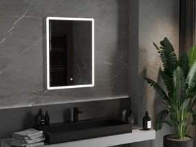 Mexen Navia 60 x 80 cm-es, LED 6000K, páramentes fürdőszobai tükör - 9803-060-080-611-00