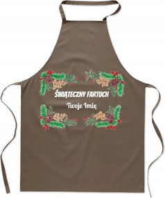 Karácsonyi ajándék Konyhai kötény az Ön neve