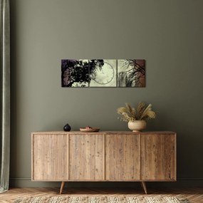 Kép - Telihold a felszín felett (órával) (90x30 cm)