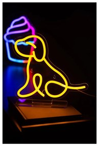 Sárga gyerek éjjelilámpa Sitting Dog – Leitmotiv