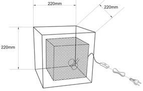 Lucide 78591/01/02 - Asztali lámpa EXTRAVAGANZA MORRIS 1xE27/40W/230V sárgaréz