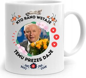 Vicces Bögre A Pis Elnökétől Jaroslaw Kaczynski fényképes nyomtatással