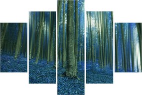Kép - Kék erdő (150x105 cm)