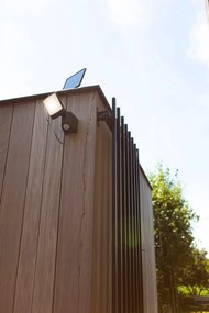 Lutec Sunshine kültéri mozgásérzékelős, napelemes reflektor, 11W LED, 5000K, 800 lm, IP54