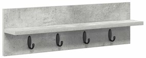 Fali Kabáthorog Beton szürke 60 x 10.5 x 18 cm Faanyag