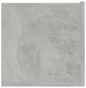 betonszürke szerelt fa TV-szekrény 120 x 30 x 30 cm