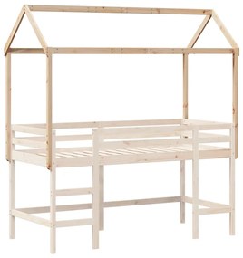 tömör fenyőfa gyerekágytető 217 x 85,5 x 154 cm