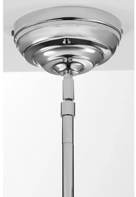 Jupiter 2071 - PLATINO rúdon függő csillár 1xE27/15W/230V zöld/fényes króm