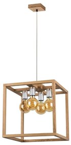 Spot-Light 61580474 - KAGO 4 ágú függeszték E27/60W/230V