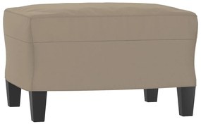 vidaXL 4 részes tópszínű mikroszálas szövet ülőgarnitúra párnákkal