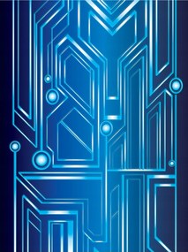 Fotótapéta Technológia Robbanás Jövő Absztrakt 184x254 vinil +ragasztó