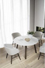 Bézs kárpitozott étkezőfotel szett 2 db-os Windham – Rowico