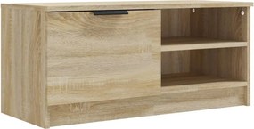 vidaXL sonoma-tölgyszínű szerelt fa fali TV-szekrény 80x35x36,5 cm