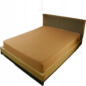 Gumis Jersey Lepedő 70X200 Cappuccino