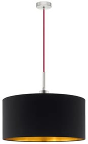 Eglo - LED TUNJA lógó 1xE27/60W/230V fekete kábellel