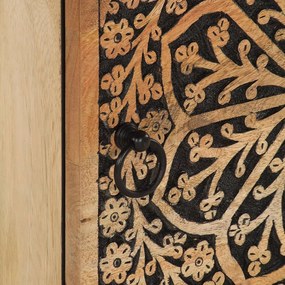 tömör mangófa éjjeliszekrény 40 x 33 x 46 cm