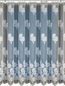 Mg Függöny jacquard fehér 35461 500x170 kész M szalaggal