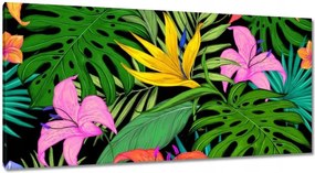 Vászonkép 115x55 Levelek Monstery Levelek