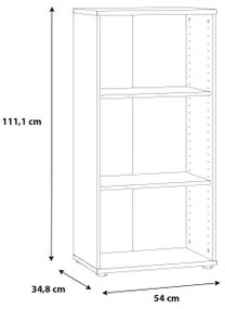 Fehér URAN könyvespolc