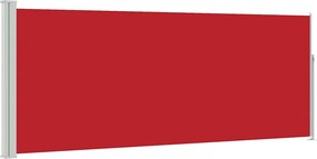 vidaXL piros behúzható oldalsó napellenző 120 x 300 cm