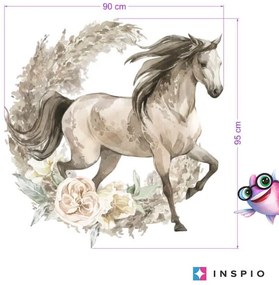 INSPIO Falmatrica - Barna ló boho stílusban