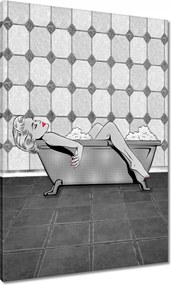Festmények 70x100 Marylin Monroe a kádban