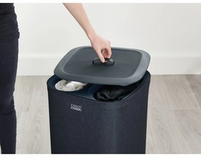 Antracitszürke textil szennyeskosár 2x30 l Tota – Joseph Joseph