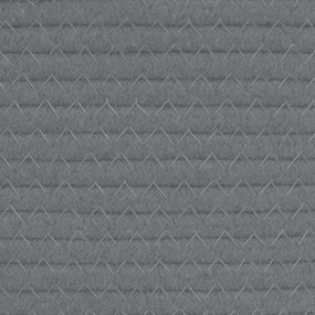 2 db szürke-fehér pamut tárolókosár Ø24 x 18 cm