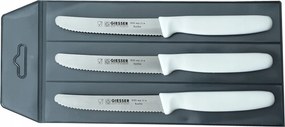 Giesser 3 db-os késkészlet 8365 fehér 11cm